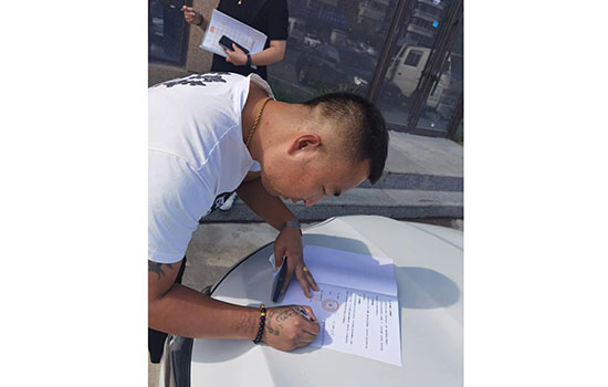 大连瓦房店客户签约成功